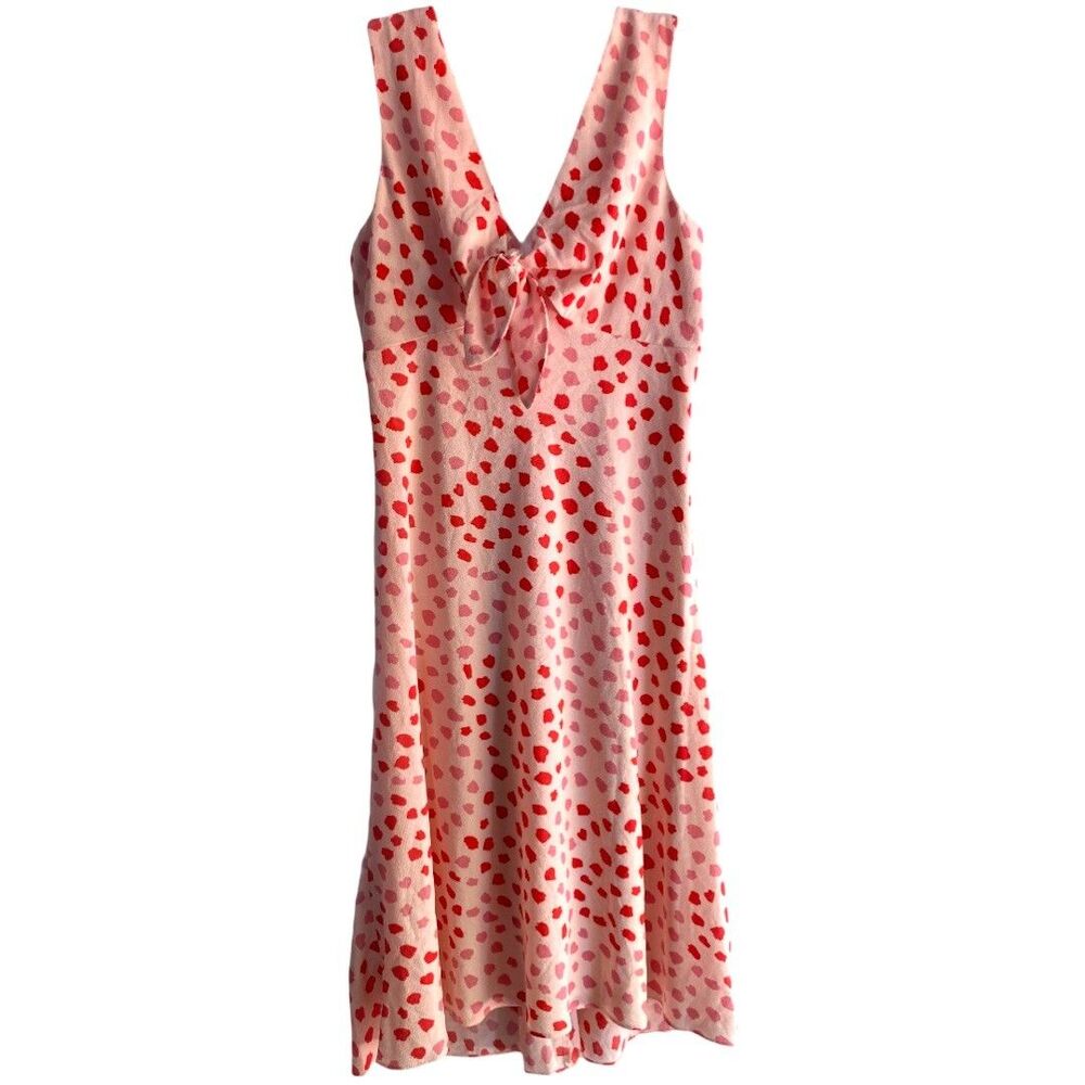 NWT BCBG RED & PINK POLKA DOT VALENTINES DAY DRESS SIZE 10 - SOLD OUT